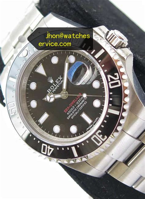 rolex sea dweller red letters clone